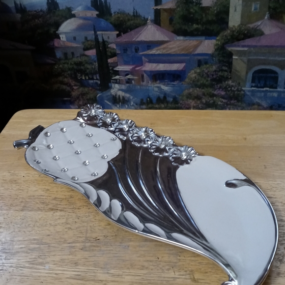 📿Heavy Metal & Rhinestones Trinket Tray. Elegant & Durable,Vintage Like🆕New!⌚ - Picture 8 of 12